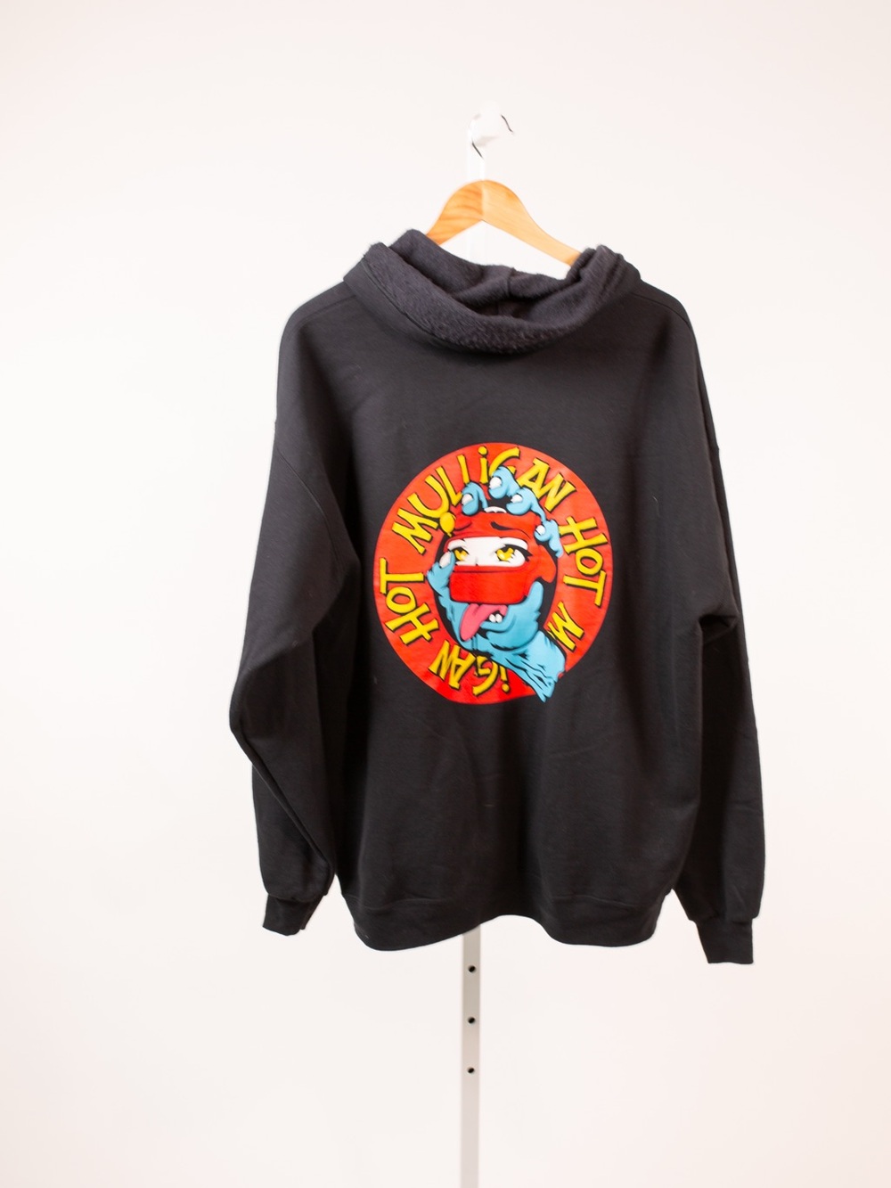 Hot Mulligan Hanes Black Zip-Up Graphic Hoodie - Picture 2 of 2